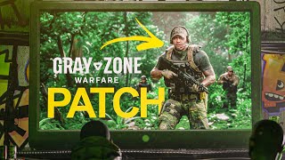 OFFICIAL Live Patch 012 Notes  Gray Zone Warfare  Latest News [upl. by Scarface794]