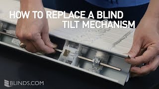 How To Replace a Blind Tilt Mechanism  Fix Blinds That Wont Open [upl. by Sharline]