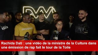 Rachida Dati  une vidéo de dans une émission de rap fait le tour de la Toile [upl. by Irtimid]