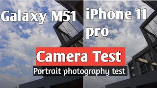 Samsung Galaxy M51 camera vs iPhone 11 pro [upl. by Satsok]