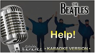 The Beatles  Help Karaoke 4K 🎤 60 FPS 🎶 Instrumental 🎼 Lyrics 🎵 Original Cover [upl. by Anavoj601]