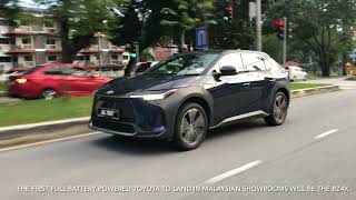 Toyota bZ4x Electric Harrier First Impression In Malaysia [upl. by Eltsirhc]