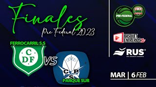 Torneo Pre Federal Masculino 2023  FINAL Juego 2 Ferro San Salvador vs Parque Sur [upl. by Joanne]