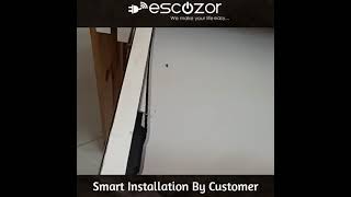 Smart Fingerprint Drawer Lock Smartly Installed By Customer of Escozor [upl. by Dorotea]