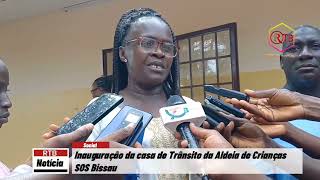 Aldeia de Crianças SOS Bissau inaugura casa de Trânsito [upl. by Enalb]