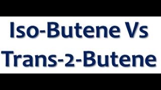 Why Isobutene MeCHCH2 is more stable than cis2butene  Stability of Alkenes PART 1 [upl. by Lua956]