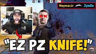 NeymarJr KNIFES ZywOo  NeymarJr plays with Vitality and Furia Pros CSGO Highlights INSANE [upl. by Chariot522]