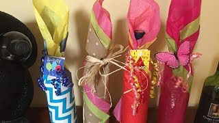 How to gift wrap wine [upl. by Erlin]