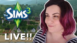 The Sims 3 LIVE FROM SUNSET VALLEY  NEW WORLD CHAOS [upl. by Nniroc487]