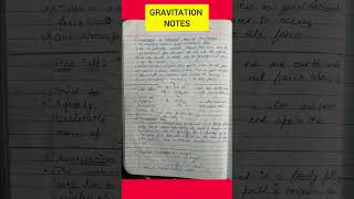 Gravitation Notes Class 9 th Science [upl. by Anama]