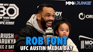 Rob Font Plans to Give Deiveson Figueiredo Rude Welcome to 135 But Wont Brawl  UFC Austin [upl. by Jennica750]