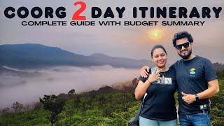 Coorg Travel Guide 2024 2 Day Budget Itinerary  Coorg Top Tourist Places  Budget Trip Food Cafe [upl. by Carbrey710]