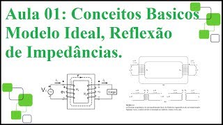 Transformadores 17 conceitos fundamentais reflexão de impedancia e transformador ideal [upl. by Gainer]