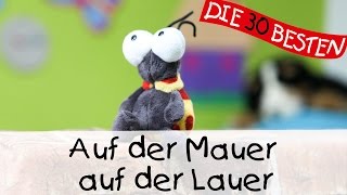 👩🏼 Auf der Mauer auf der Lauer  Singen Tanzen und Bewegen  Kinderlieder [upl. by Ellenrahc]