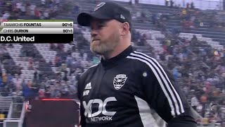 Wayne Rooney Dreaming Coach Debut for DC United 31072022 [upl. by Haerle661]