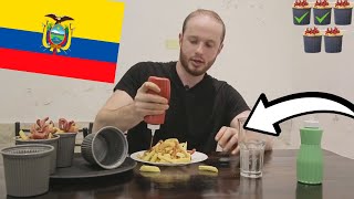 Ecuador 🇪🇨 RETO DE LA SALCHIPAPA 🍟  Tenemos sólo 30 MINUTOS 😲 Reto de Comida 1 [upl. by Ardnuasac]