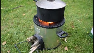 Greenway Appliances Jumbo Wood Stove Review [upl. by Borszcz]