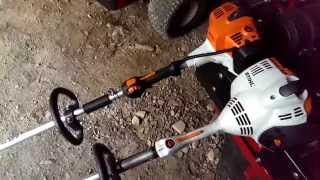 Stihl FS 94r Vs Stihl FS 56 RC [upl. by Acebber]