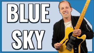 Blue Sky Guitar Lesson Allman Brothers Band [upl. by Hodgkinson]