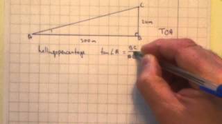 MAVO3 H53 Hoe bereken je het hellingspercentage [upl. by Maccarthy]