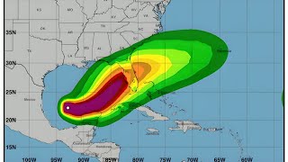 Florida Braces for Hurricane Miltons Landfall Maps Reveal Projected Path [upl. by Thar]