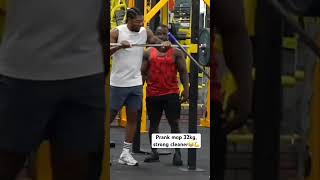 The strong cleaner surprised everyone🤣💀 anatoly gym viralvideo prank [upl. by Dnivra452]