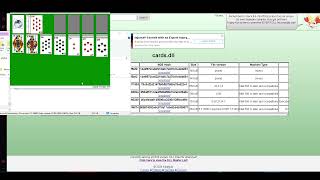Replacing cardsdll on XP solitare with different revisions [upl. by Nortad]