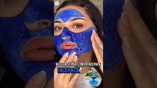 🦋 Butterfly Pea Flower Face Pack Fairness Face Pack For instant Glowing skin shorts skincare [upl. by Craddock]