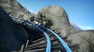 Planet Coaster Mount Fury’s Revenge Custom RMC Coaster [upl. by Uyerta]