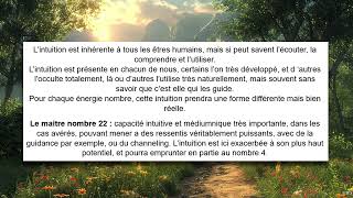 Lintuition de lénergie nombre 22 [upl. by Sherl]