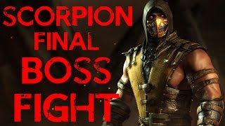 SCORPION FINAL BOSS FIGHT  Mortal Kombat X iOSAndroid [upl. by Dnama836]