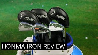 HONMA GOLF CLUBS IRON REVIEW 2019 [upl. by Nylram]