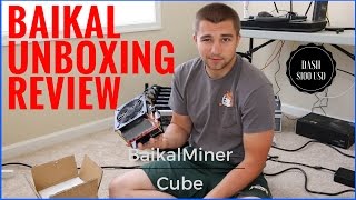 BaikalMiner Cube 300 MHS Dash Miner Initial Review amp Unboxing [upl. by Ahsoek]