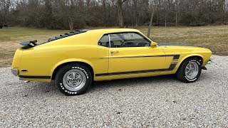 1969 Ford Mustang Boss 302 V8  For Sale [upl. by Laicram]