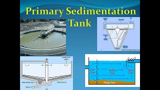 Primary Settling Tank  Primary Sedimentation Tank  Sewage Treatment [upl. by Hoeve439]