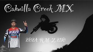 Laps at Cahuilla Creek MX 2024 RMZ 250 [upl. by Damita]