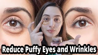 Remove Puffy Eyes and Eyes Wrinkles add Glow around the Eye Look Younger [upl. by Gnah316]