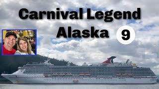 Carnival Legend to Alaska Cruise Vlog 9  Skagway Shopping Dinner  Sail Away Beauty [upl. by Jeanelle]