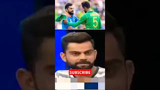 Virat Kholi talking about Mohammad Amirs Bowling shorts viratkohli mohammadamir amirkhan [upl. by Anuahsed]