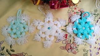 Cómo tejer un Copo de Nieve DIFERENTE en Crochet ¡¡super Fácil [upl. by Robbi]