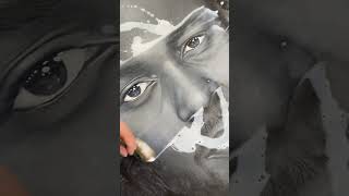 Varnish your art varnish artwork Kendrick Lamar Portrait Painting [upl. by Allistir10]