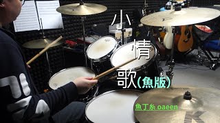 魚丁糸 oaeen  小情歌魚版Drum Cover [upl. by Finegan]