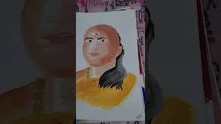 fine arts class 12 practical file  cbse  painting [upl. by Marco188]