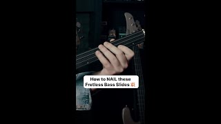 How to NAIL these Fretless Bass Slides 💥 [upl. by Nela590]