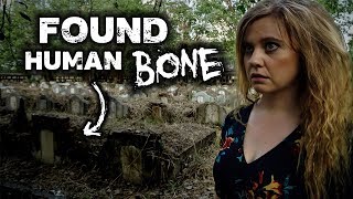 HUMAN BONE FOUND in Worlds Weirdest Cemetery  Bangkok Thailand [upl. by Jaehne485]