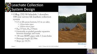 73E Leachate Collection Systems [upl. by Ainolloppa]