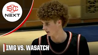 IMG Academy vs Wasatch Academy  Nike EYBL Scholastic Showcase  Full Game Highlights [upl. by Nahttam]