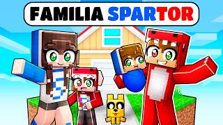 FAMILIA SPARTOR en MINECRAFT 💖👶 FAMILIA vs FAMILIA RaptorGamer [upl. by Arais]