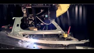 Scansonic Remote Laser Welding  aluminum door process [upl. by Yleve]