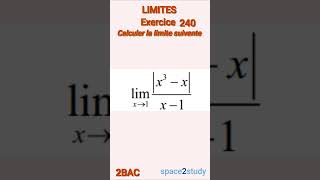 Exercice 240 Limites 2BAC Maths [upl. by Einhpad151]